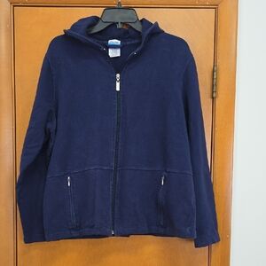 Danskin Women's Navy Zip-Up Jacket